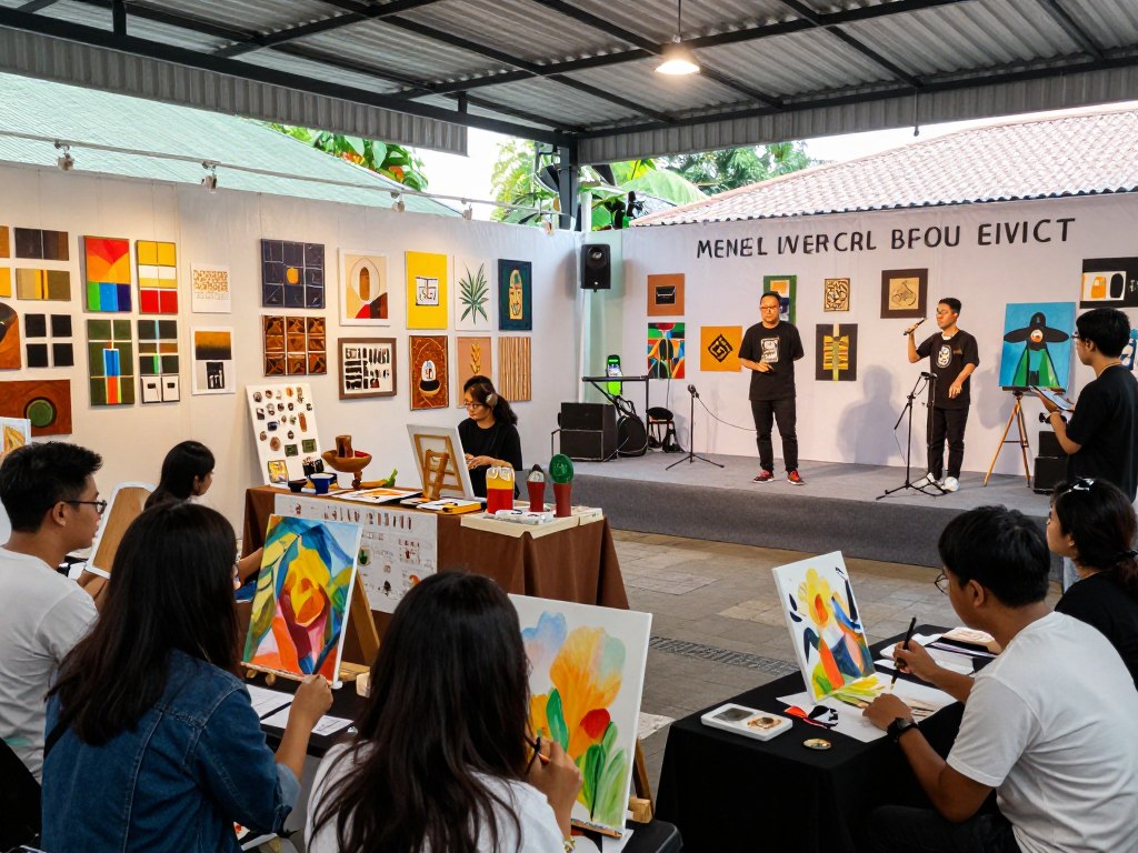 Event seni dan kreativitas di Probolinggo menampilkan karya seni dan pertunjukan