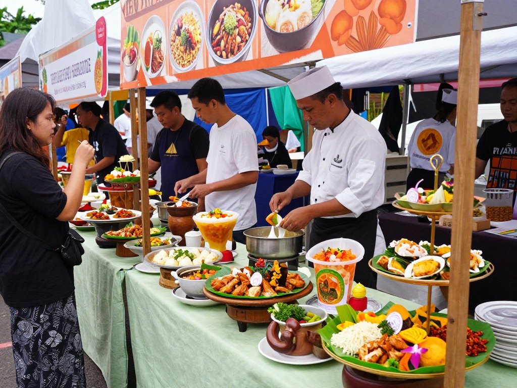 Festival kuliner Probolinggo menampilkan beragam makanan tradisional dan modern