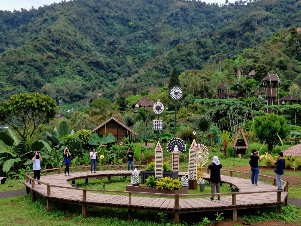Spot foto di Madakaripura Forest Park wisata Probolinggo